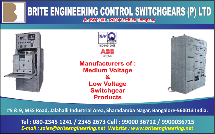 Brite Engineering Control Switchgears Pvt Ltd